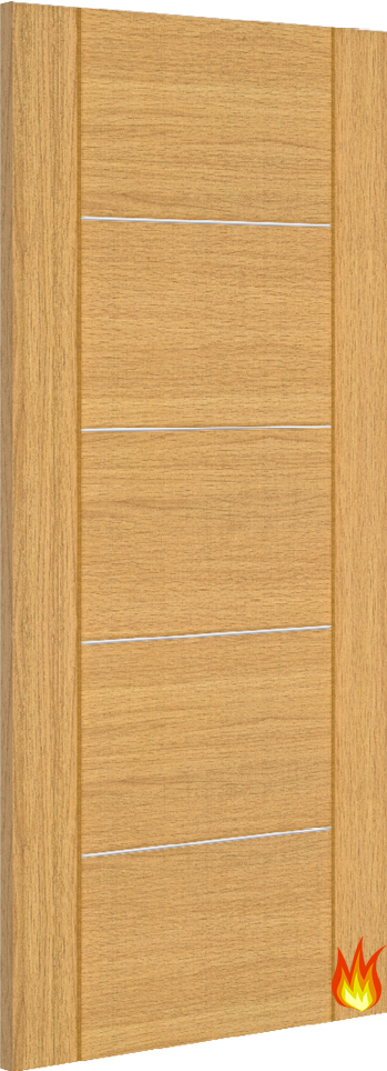 Valencia Oak Fire Door FD30 (pre-finished)